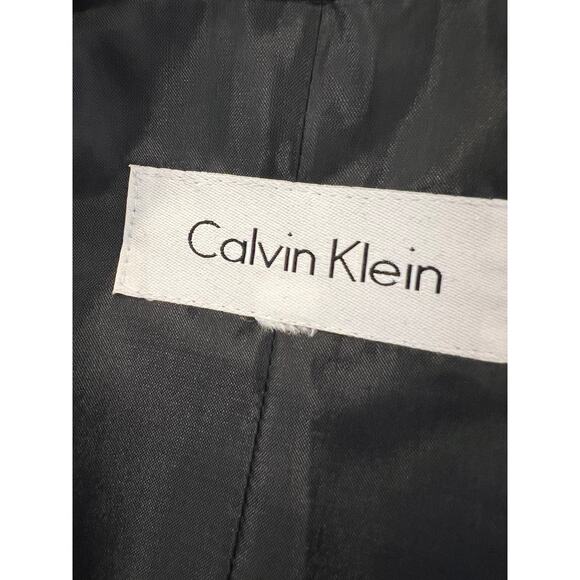 Calvin Klein Office Ready Linen blend Dress and Jacket Set Black - Picture 9 of 11